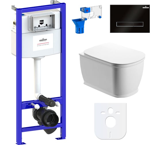 Изображение товара Комплект: инсталляция с унитазом Lavinia Boho Bell Pro Rimless 7 в 1 87040046