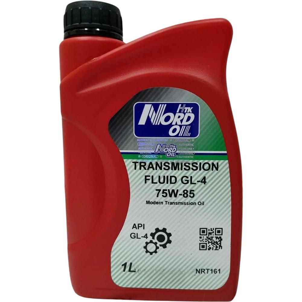 Изображение товара Transmisсионное масло NORD OIL 75W-85 для МКПП 1л GL-4 Изображение товара Transmisсионное масло NORD OIL 75W-85 для МКПП 1л GL-4