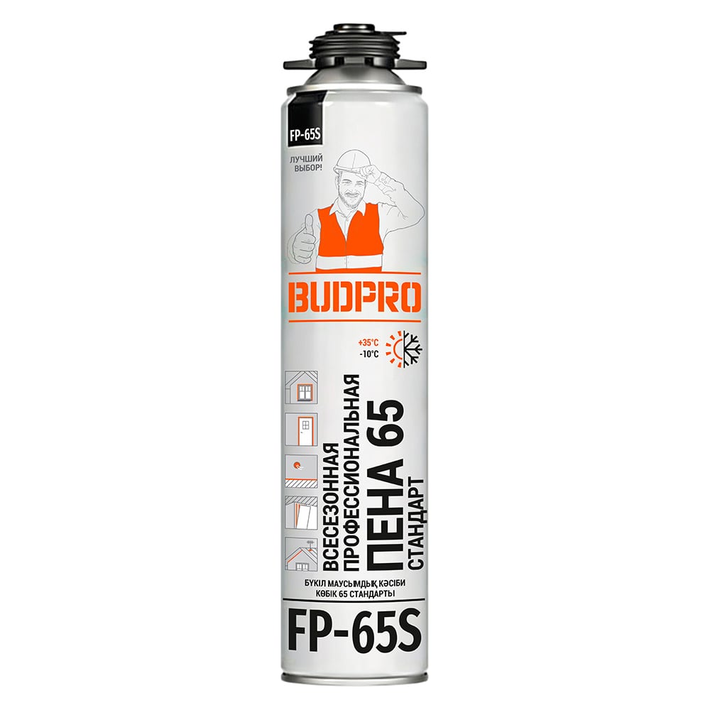 Стандарт пена монтажная профессиональная всесезонная PENOSIL BUDPRO FP-65S 740 мл A1704Z