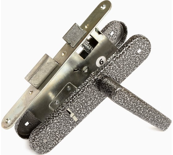 Изображение товара Врезной замок ПТИМАШ ЗВ9 КЛАССИКА серебро А1425