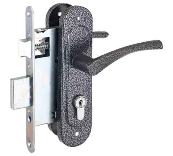 Изображение товара Врезной замок ПТИМАШ ЗВ4-3.07 ЗВ4-0623 серебро А1421