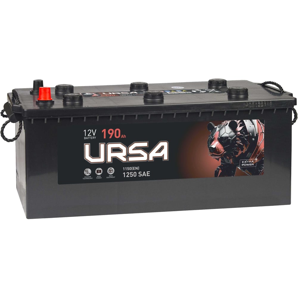 Изображение товара Аккумуляторная батарея URSA Extra power 190Ah R+ (без борта) UET1904 Изображение товара Аккумуляторная батарея URSA Extra power 190Ah R+ (без борта) UET1904