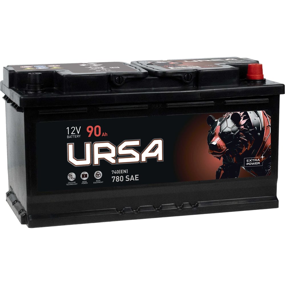 Изображение товара Аккумуляторная батарея URSA Extra power 90Ah R+ UE900