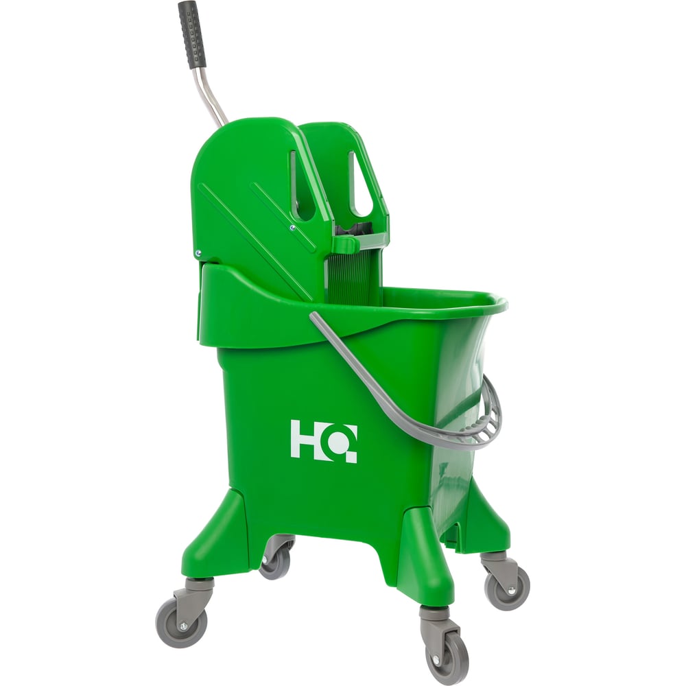 Изображение товара Одноведерная тележка HQ profiline с отжимом, зеленая, 31 л
