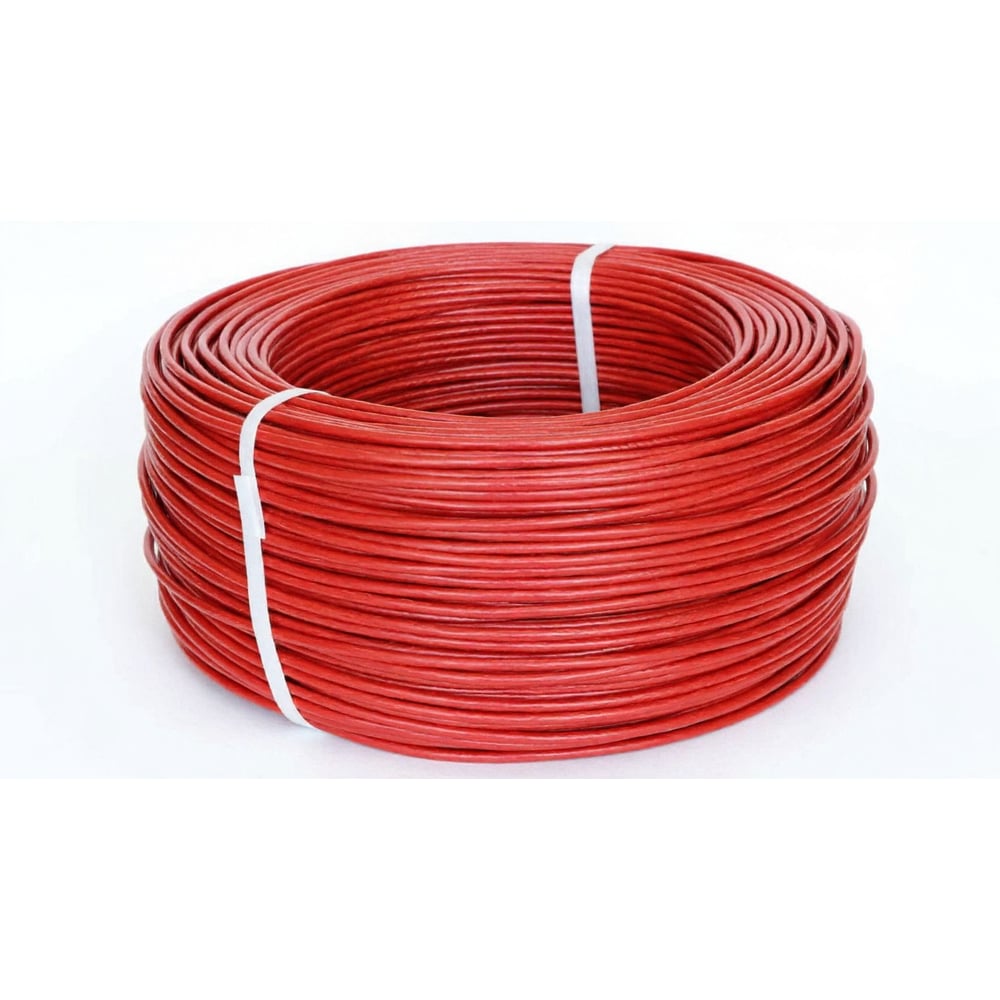 Кабель SOLWIRE АО "ЗАВОД "ЧУВАШКАБЕЛЬ" 4,0 красный (ПF1341ЕК0000000) 100м