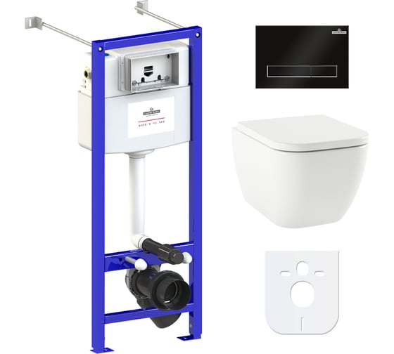 Изображение товара Комплект: инсталляция с унитазом Lavinia Boho One 6 в 1 77050136