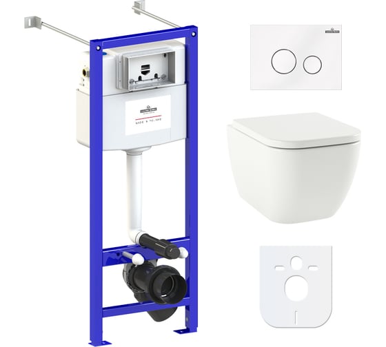 Изображение товара Комплект: инсталляция с унитазом Lavinia Boho One 6 в 1 77050143
