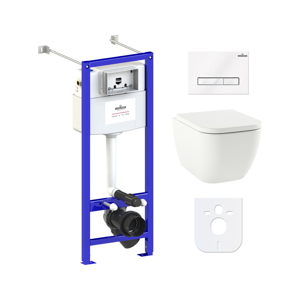 Изображение товара Комплект инсталляции с унитазом Lavinia Boho One 6 в 1 Rimless