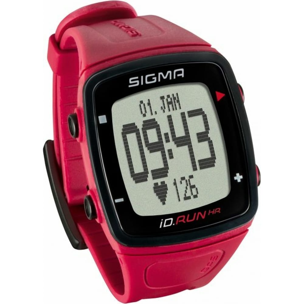 Спортивные часы-пульсометр SIGMA секундомер 10 отсечек