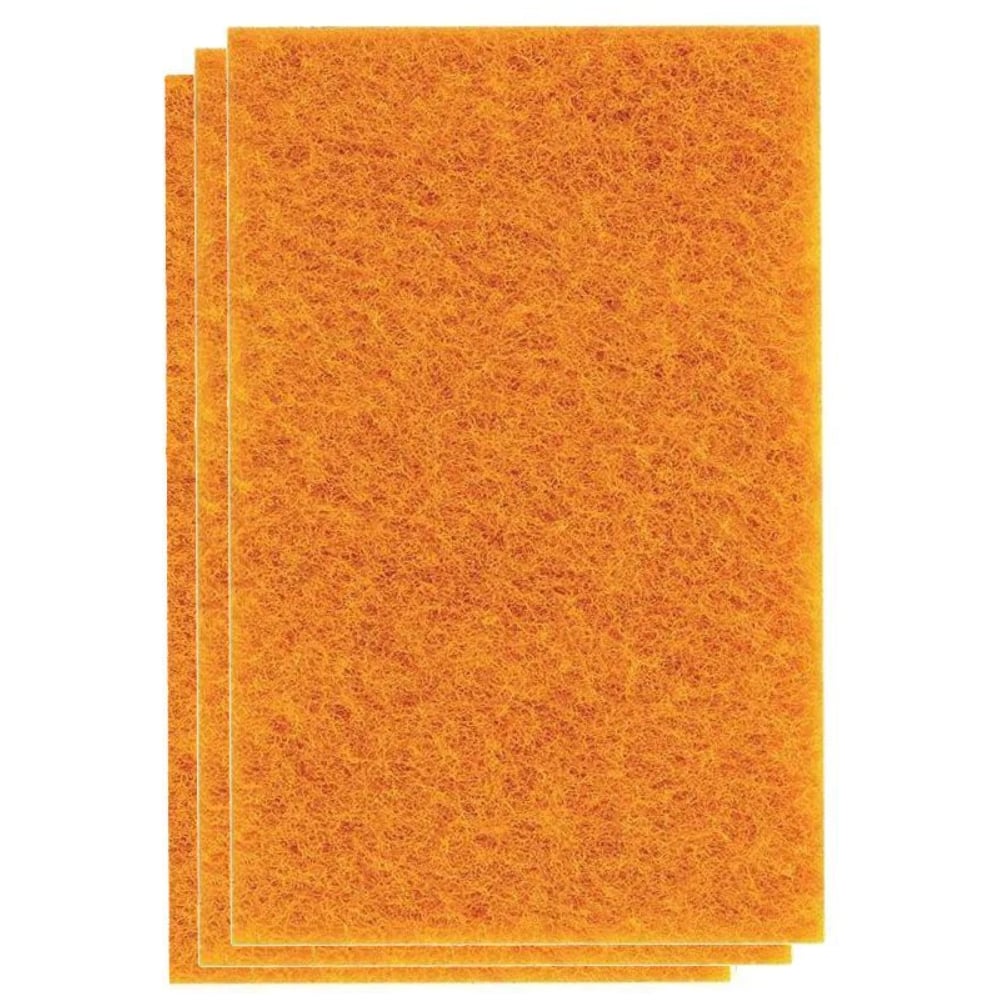Скотч брайт шлифовальный войлокScotch-Brite 150мм х 115 мм Оранжевый 2 штуки Vitatools SB-150-115-Orange-2