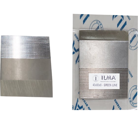 Изображение товара Нож бланкетный с насечкой ILMA HSS 40х80х8 GREEN LINE HGL40808 пр