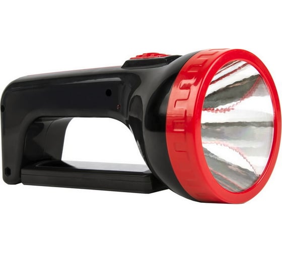 Изображение товара Аккумуляторный фонарь-прожектор Smartbuy 2 в 1 1W+18 SMD, черный SBF-303-K