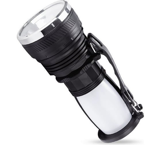 Изображение товара Аккумуляторный светодиодный фонарь Smartbuy 1W+2 W LED на солнечных батареях, черный SBF-15-B