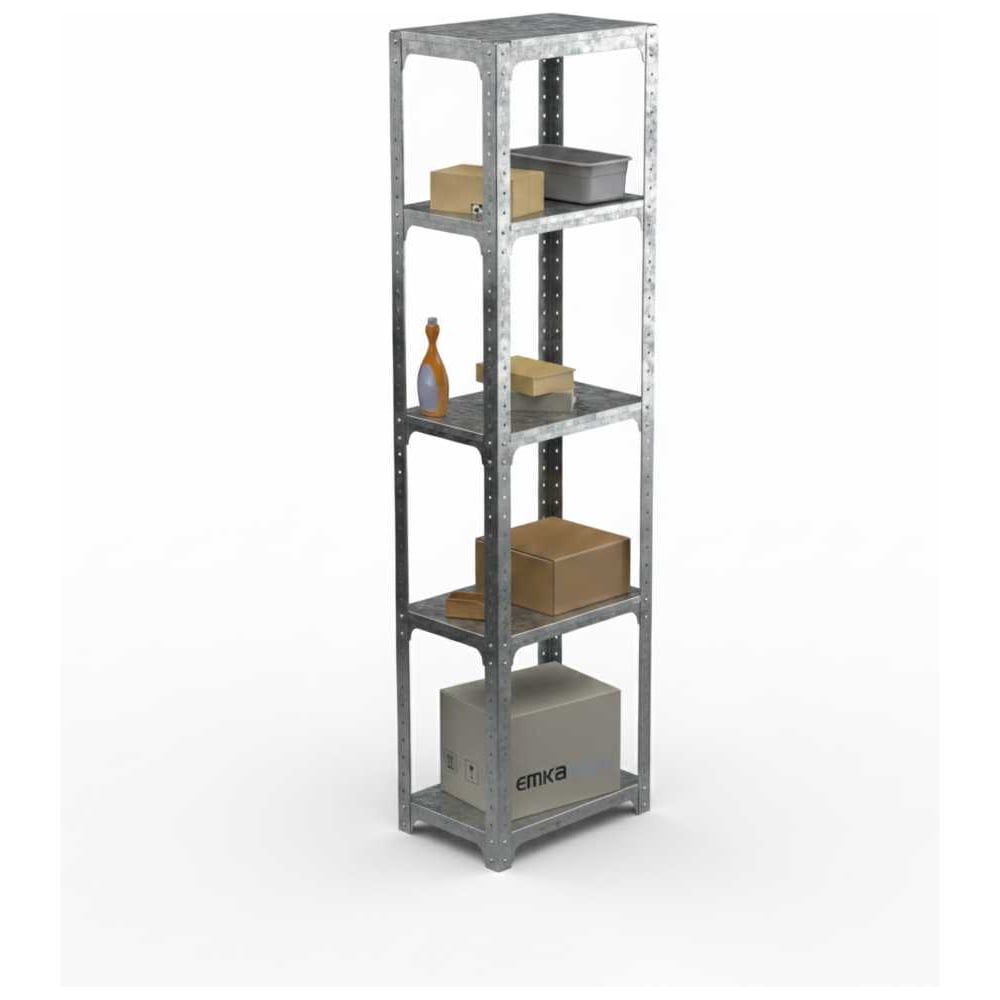 Стеллаж ООО Металекс Metalex Kit Comfort 2200х400х500 5-ть полок (Оцинкованный) / 401394