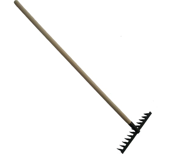 Изображение товара Витые грабли с деревянным черенком Gigant 12-ти зубые GFE-06