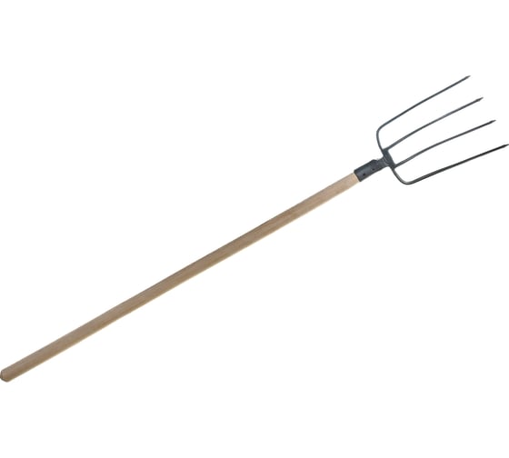 Изображение товара Кованые навозные вилы с черенком Gigant 1 сорт GFF-04