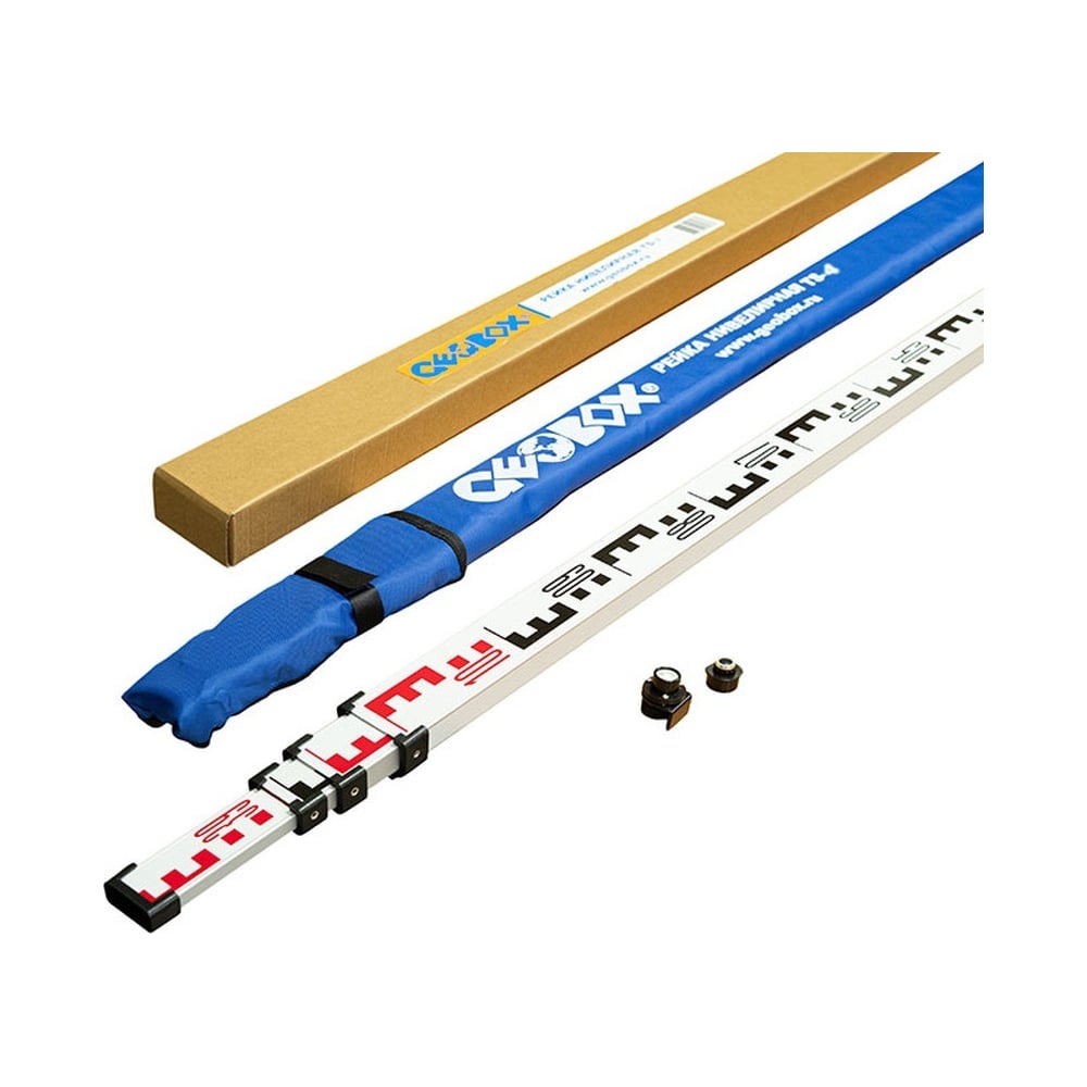 Рейка телескопическая GEOBOX TS-4 600104