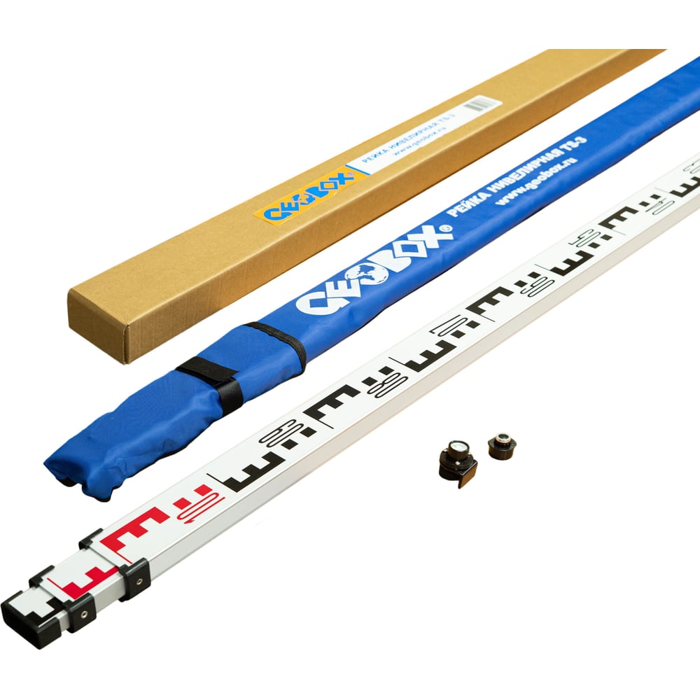 Рейка телескопическая GEOBOX TS-3 600103