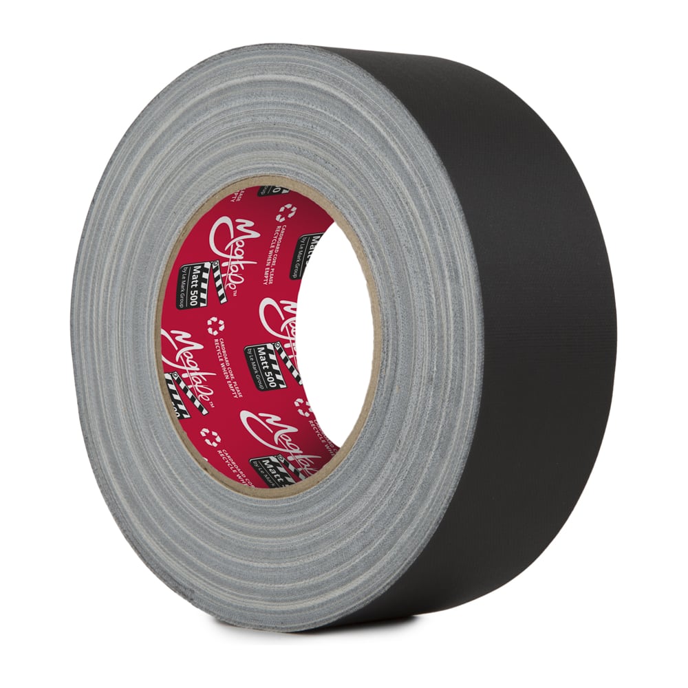 Клейкая лента Matt 500 - Гаффа тейп Magtape 50 мм х 50 м черная CT50050BK