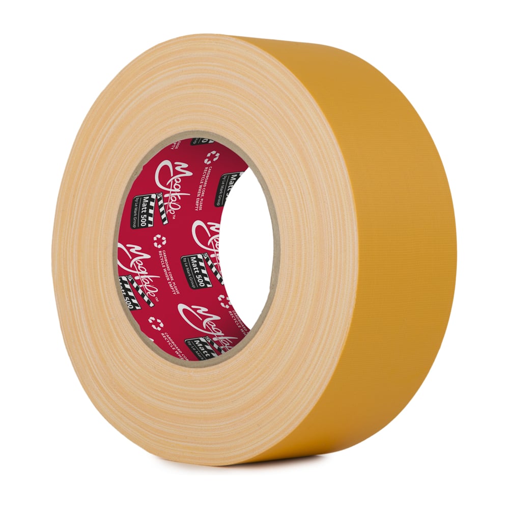 Клейкая лента Matt 500 - Гаффа тейп Magtape 50 мм х 50 м желтая CT50050Y