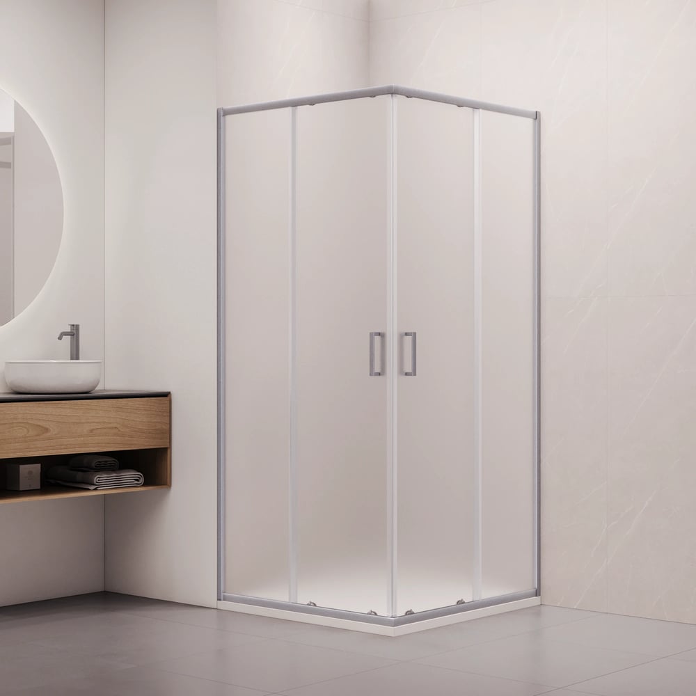 Изображение товара Душевой уголок RGW 90x90x185 CL-34-S NEW Квадрат/Сатин/Матовое/5 мм 38093499-211 Изображение товара Душевой уголок RGW 90x90x185 CL-34-S NEW Квадрат/Сатин/Матовое/5 мм 38093499-211