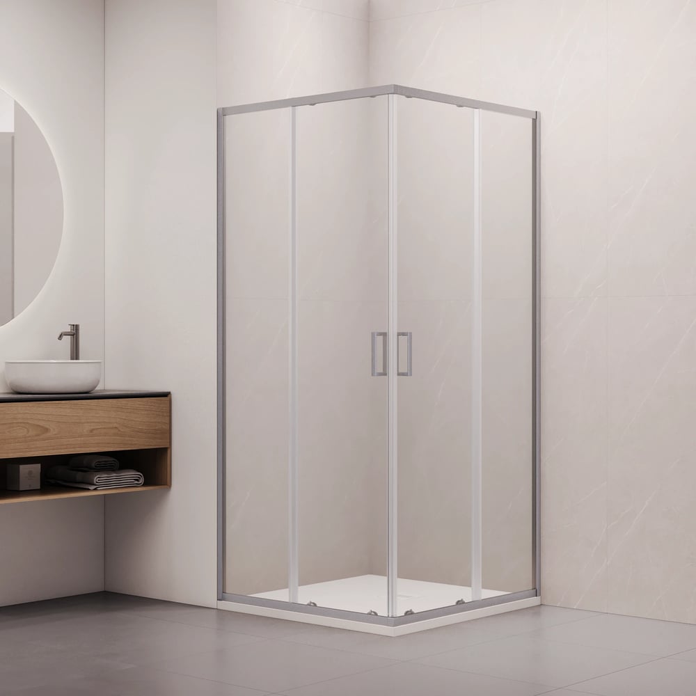 Изображение товара Душевой уголок RGW 90x90x185 CL-34-S NEW Квадрат/Сатин/Прозрачное/5 мм 38093499-111 Изображение товара Душевой уголок RGW 90x90x185 CL-34-S NEW Квадрат/Сатин/Прозрачное/5 мм 38093499-111