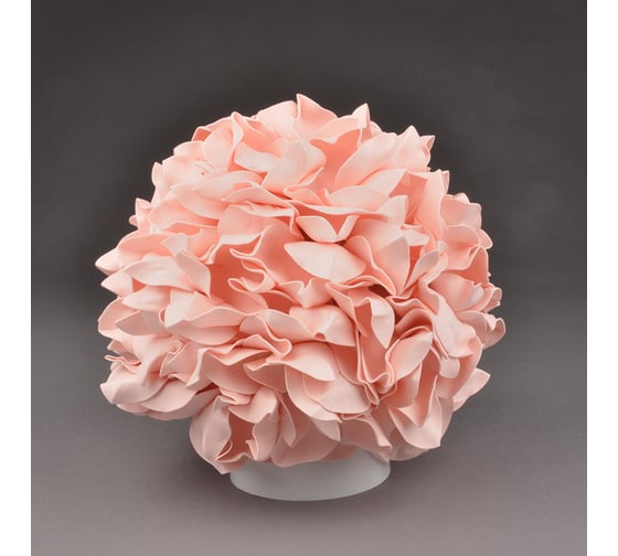 Изображение товара Светильник декоративный Uniel со сменной лампой T/3000K/150C/A Гортензия Белый/Пудровый ULW-R07 UL-00007226