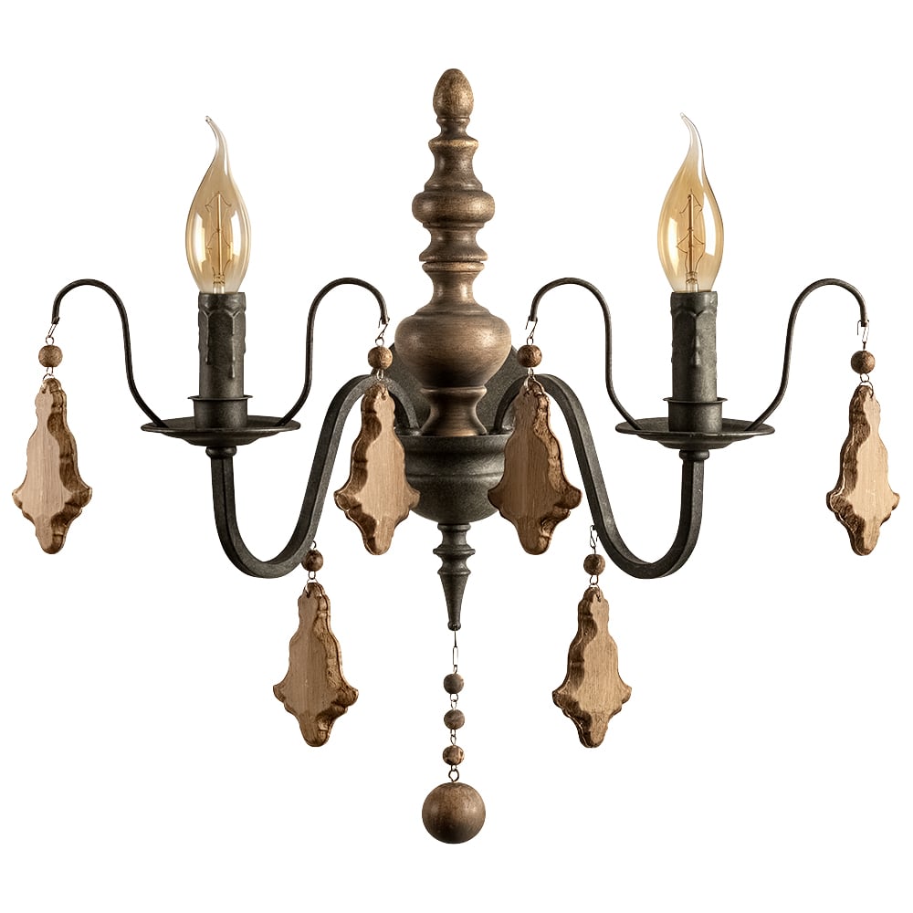Изображение товара Бра LOFT IT Chateau 10559W с двумя плафонами прованс для детской