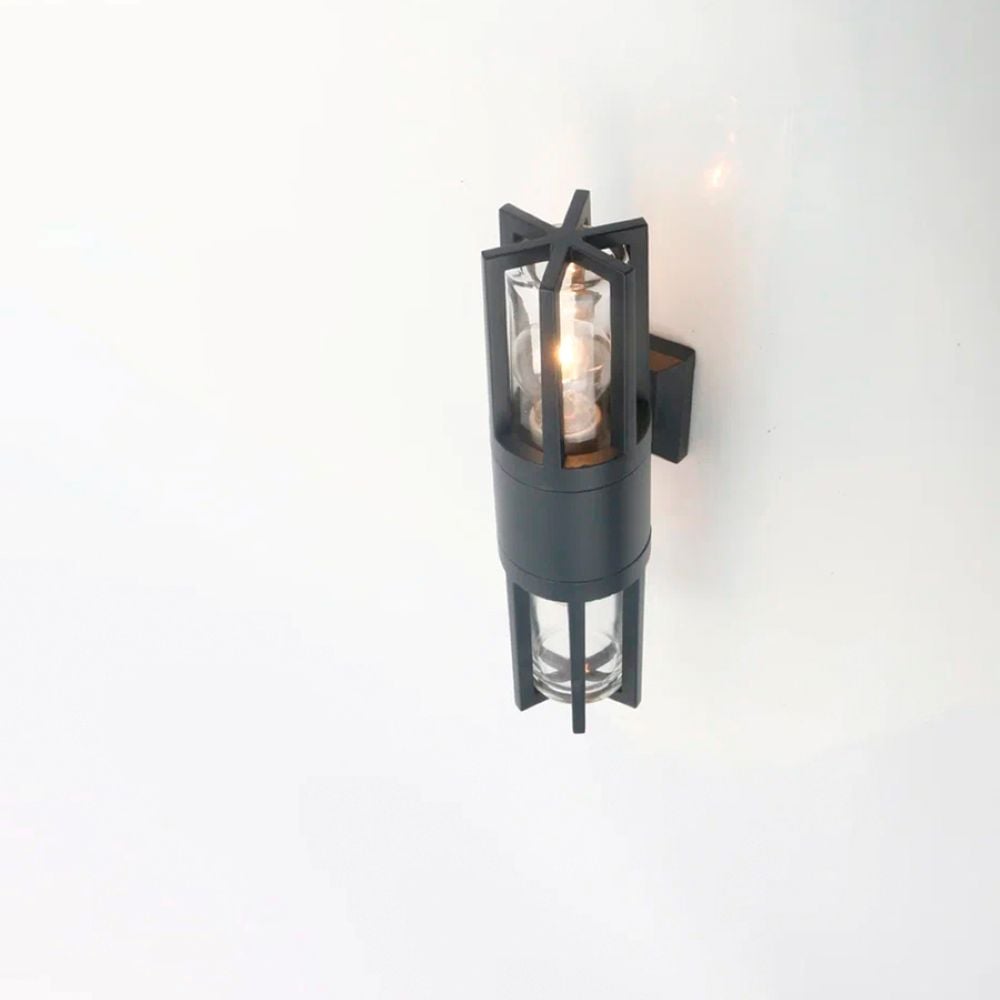 Фасадный светильник General Lighting Systems GWL-2E27-M-IP65 черный Сириус 662619