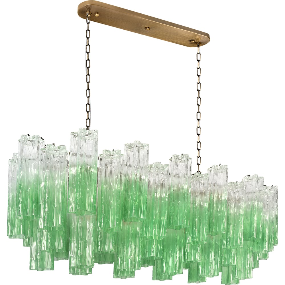 Подвесная люстра LOFT IT Murano 10580/1000R Clear green