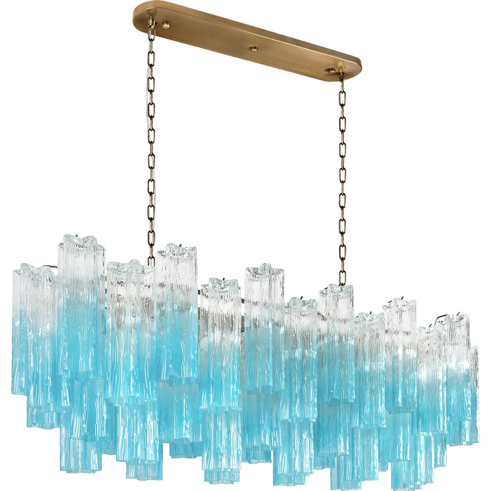 Подвесная люстра LOFT IT Murano 10580/1000R Clear blue