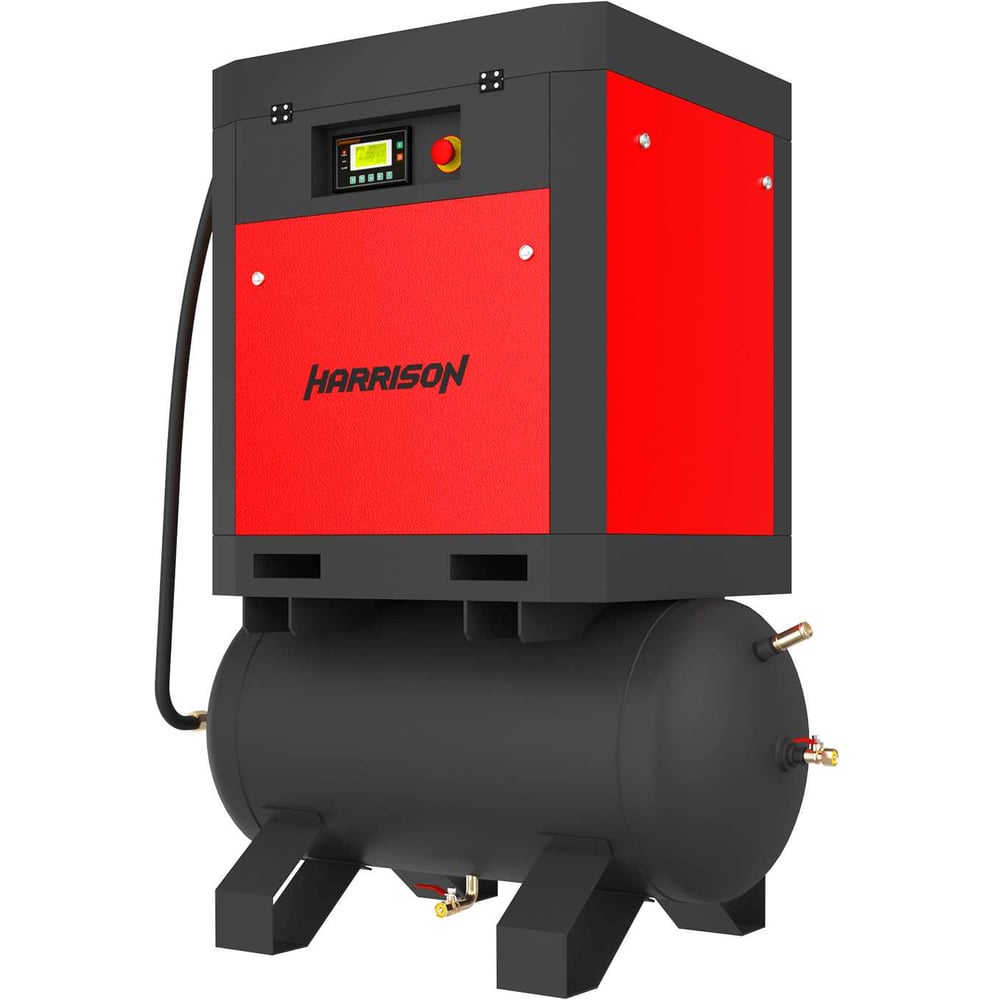 Винтовой компрессор с ресивером и осушителем Harrison 600 л/мин, 10 бар, 300 л HRS-94600TD3