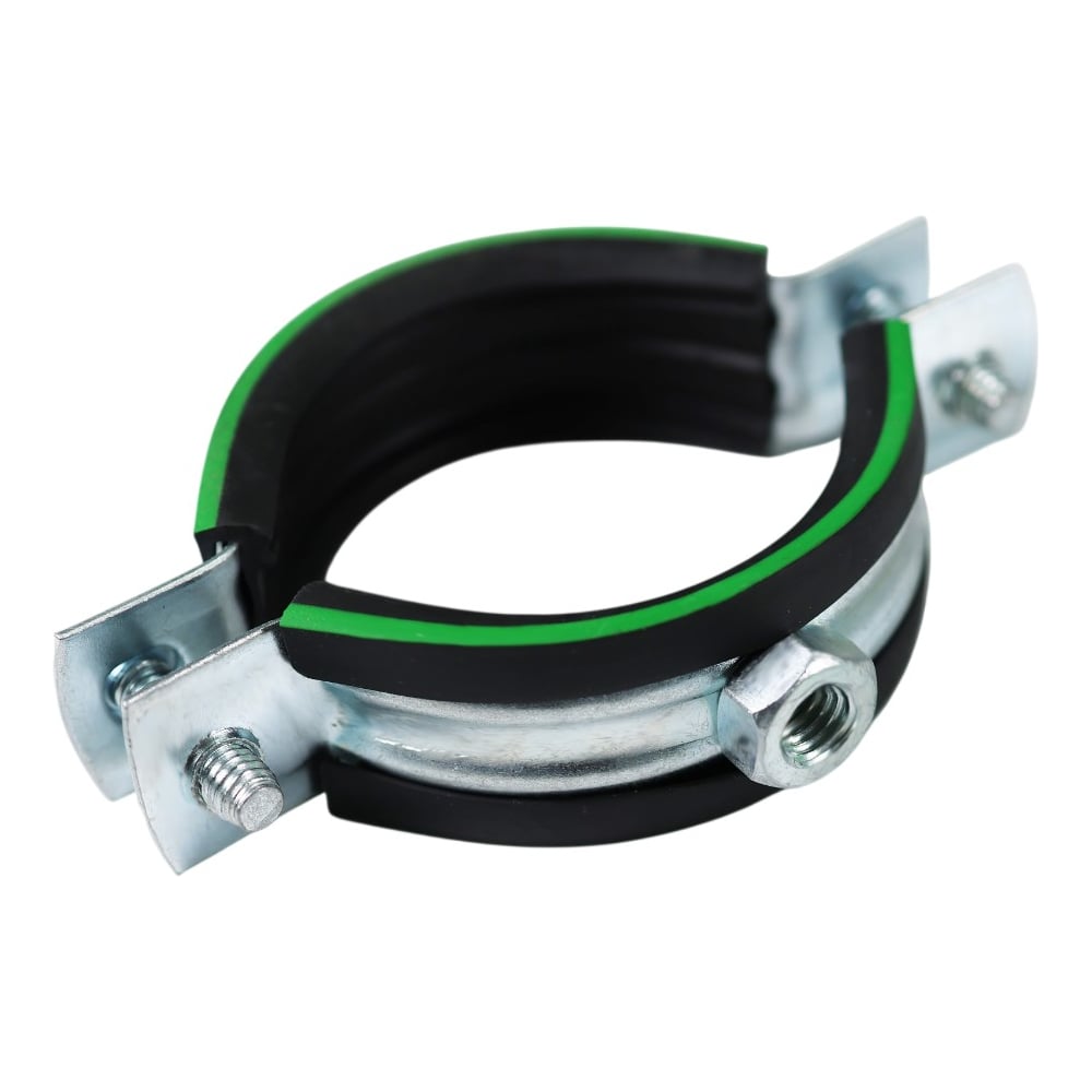 Изображение товара Металлический хомут Millennium 1 1/2" для крепления труб 48-52 мм с резинкой Изображение товара Металлический хомут Millennium 1 1/2" для крепления труб 48-52 мм с резинкой