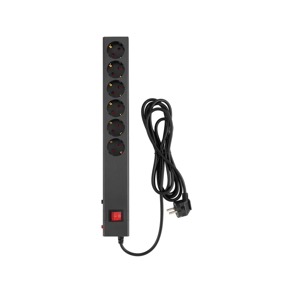 Сетевой фильтр Buro 600SE-3-B 3м (6 розеток) черный (коробка) 2098580
