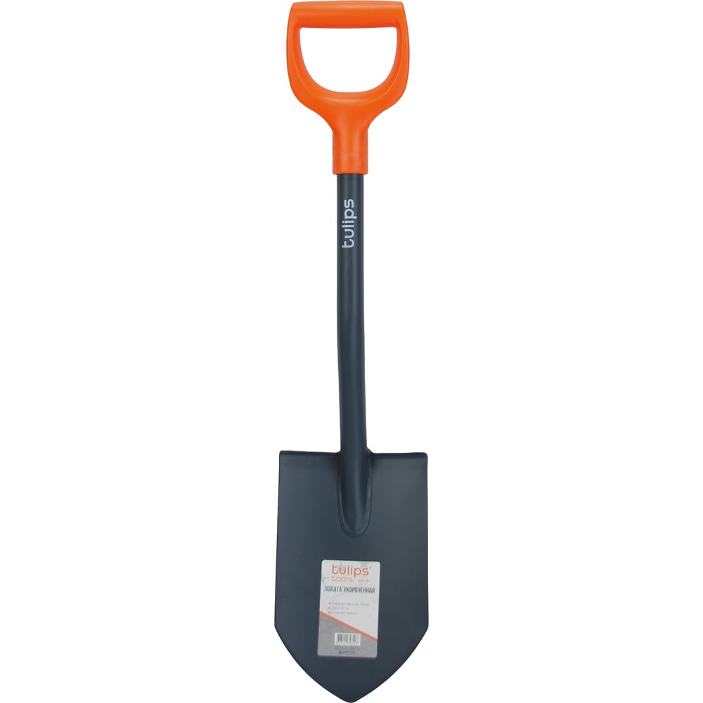 Изображение товара Штыковая лопата Tulips Tools укороченная 81 см для копания и садовых работ