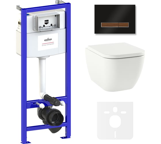 Изображение товара Комплект: инсталляция с унитазом Lavinia Boho One 6 в 1 Rimless 75110110