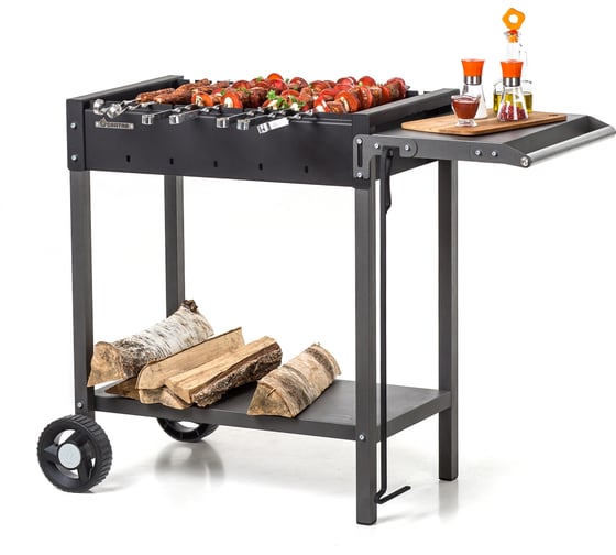 Изображение товара Мангал передвижной с боковой полкой GRATAR МАН 202