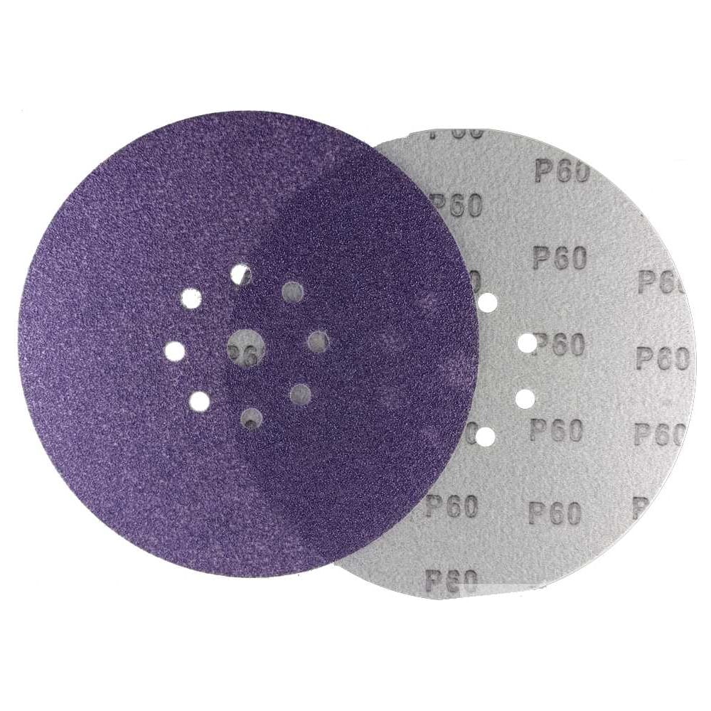 Круг шлифовальный PremFix Ceramic 775 Velcro P60 Binic Abrasive (Ø225мм/9 отв), 25 шт PF77599H60