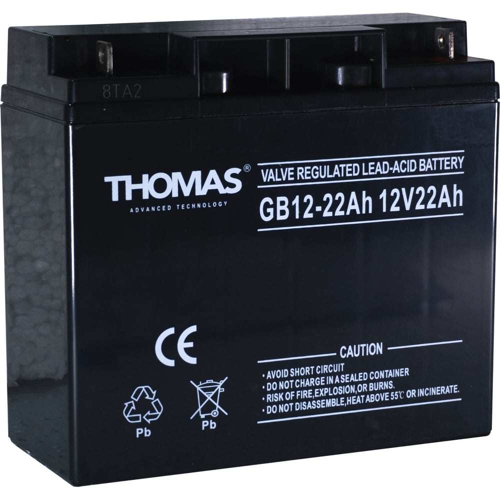 Аккумуляторная батарея THOMAS GB 12-22 Ah, Вьетнам GB12-22(Thomas)
