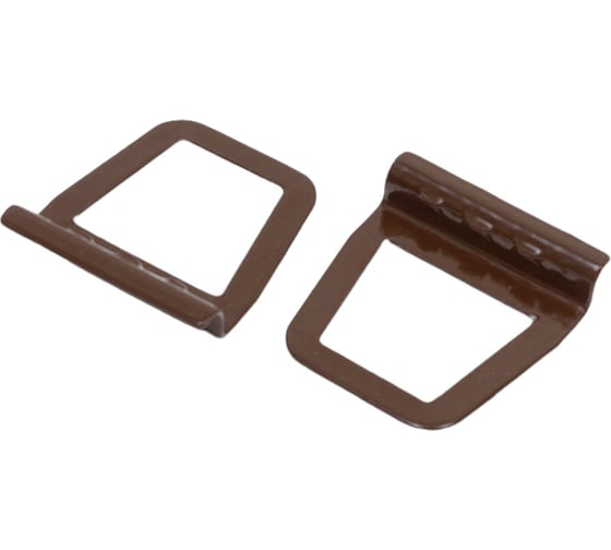 Изображение товара Металлическая ручка для москитной сетки KOMFORT Москитные системы коричневая РМ00748