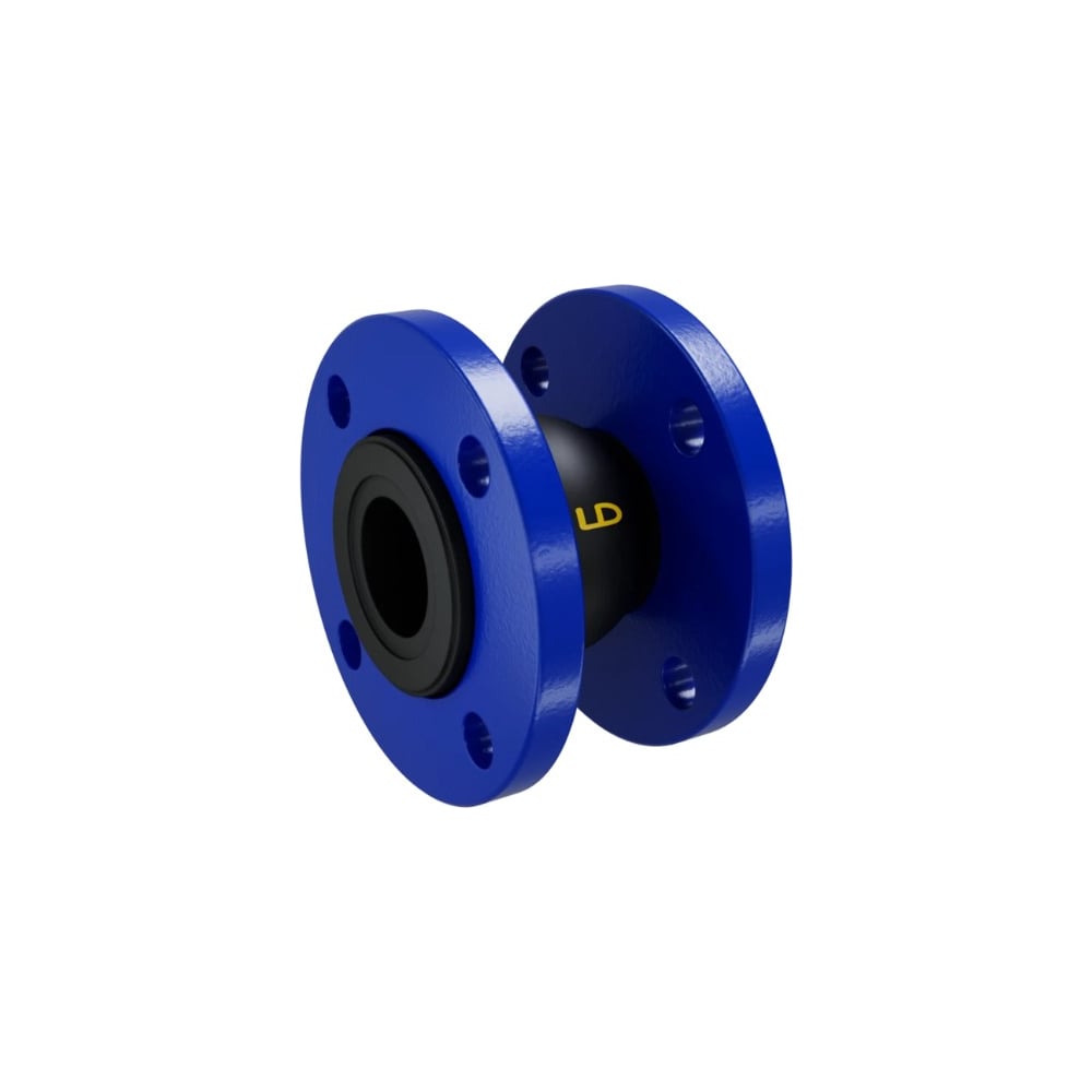 Компенсатор фланцевый резиновый LD (EPDM) DN 50 PN 16 LD PRIDE LD.КФР.050.16