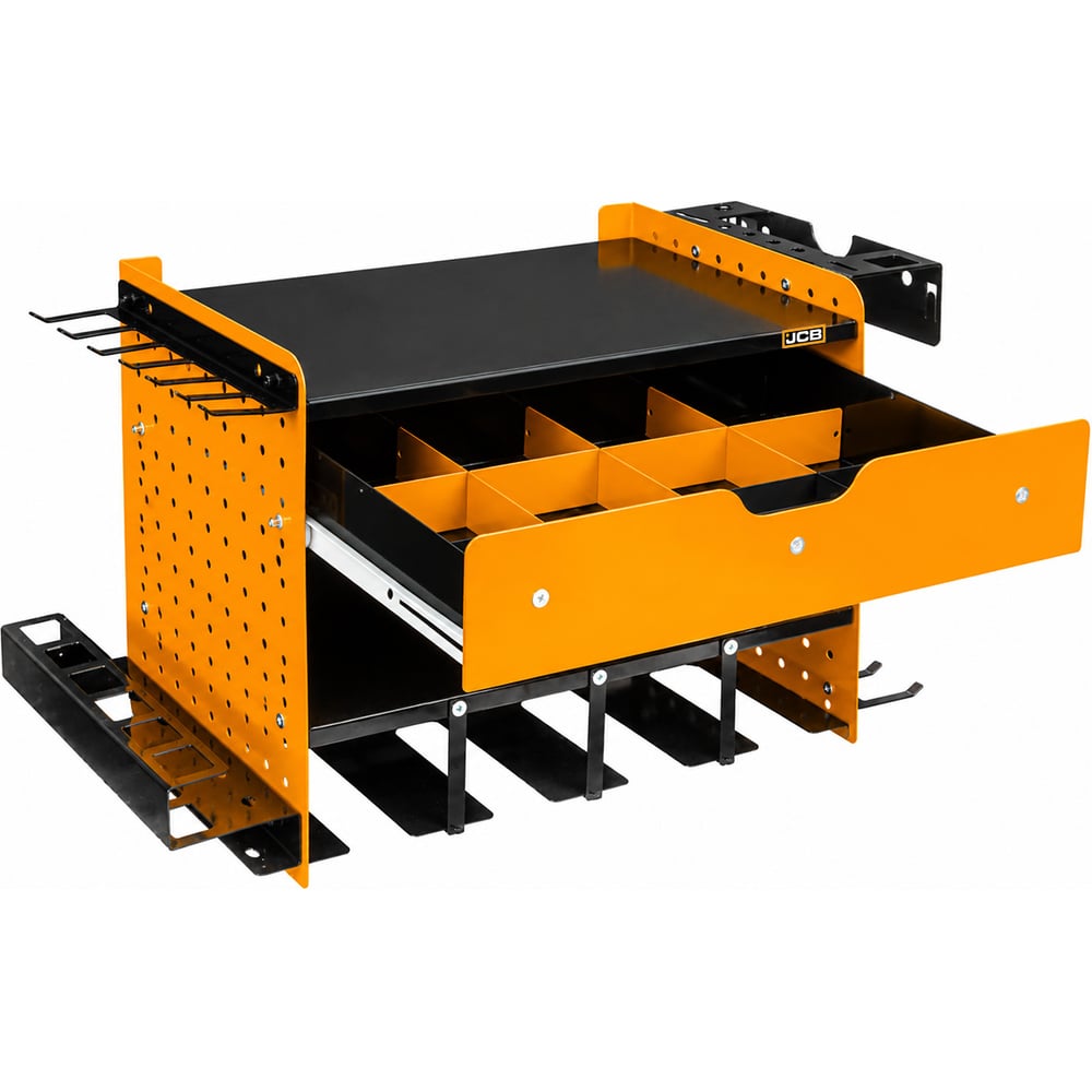 Полка металлическая для инструментов с ящиком JCB -HANNA 43/2(67977) JCB-HANNA 43/2(67977)