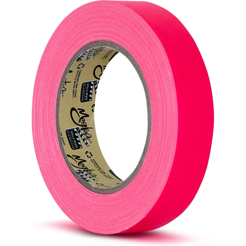 Клейкая лента Magtape Ultra Matt Fluorescent - Гаффа тейп 25мм x 25м - Розовый CTULTRA25NPK25