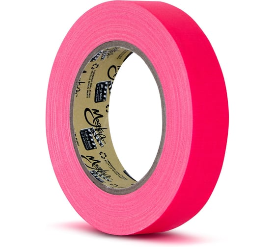 Изображение товара Клейкая лента Magtape Ultra Matt Fluorescent - Гаффа тейп 25мм x 25м - Розовый CTULTRA25NPK25