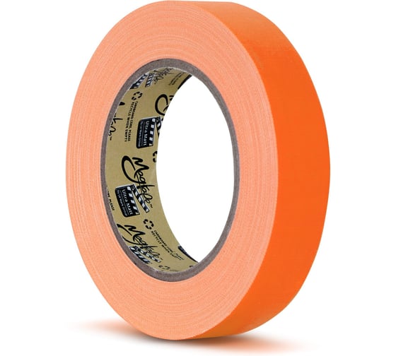 Изображение товара Клейкая лента Magtape Ultra Matt Fluorescent гаффа тейп 25ммx25м оранжевый CTULTRA25NOR25