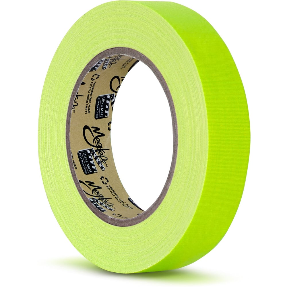 Клейкая лента Magtape Ultra Matt Fluorescent гаффа тейп 25мм x 25м желтый CTULTRA25NYE25