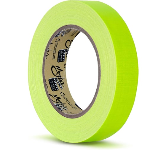Изображение товара Клейкая лента Magtape Ultra Matt Fluorescent гаффа тейп 25мм x 25м желтый CTULTRA25NYE25
