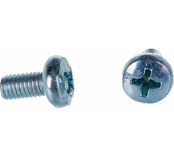 Изображение товара Винт DINFIX полуцилиндрическая головка, цинк, DIN 7985, 4x10, 500 шт. 00-00001934