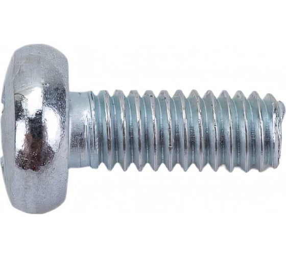 Изображение товара Винт DINFIX полуцилиндрическая головка, цинк, DIN 7985, 4x10, 50 шт. 00-00001933