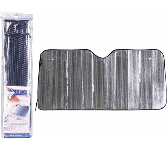 Изображение товара Солнцезащитная металлизированная штора Nova Bright, 130x60 см 46480